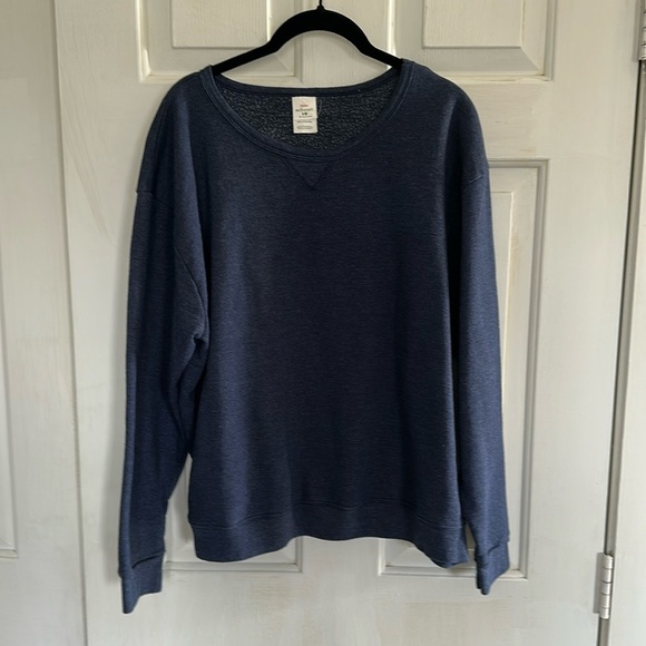 Hanes Eco Smart Heather Navy Crewneck 2x - Picture 1 of 3